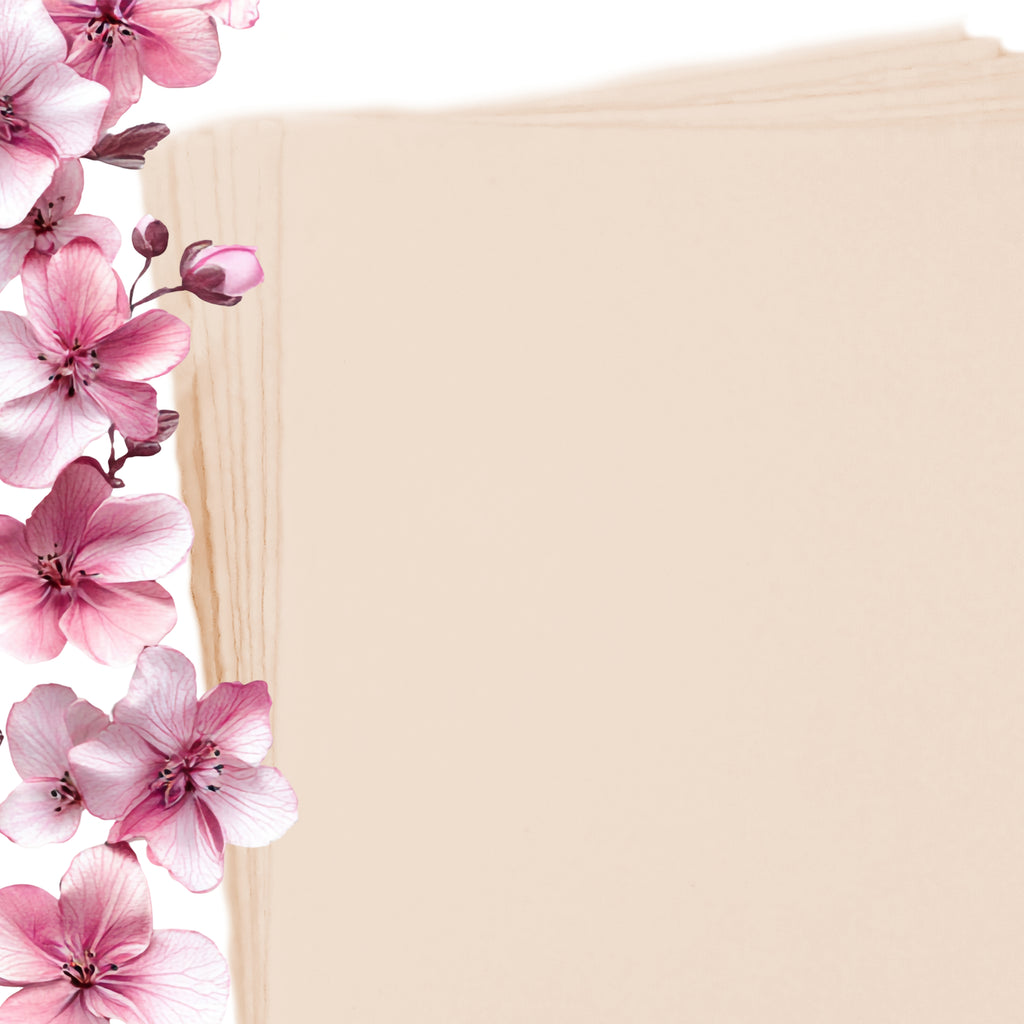 Fogli A4 Carta Artigianale Effetto Cotone | Pigmenti Naturali - 10 pz