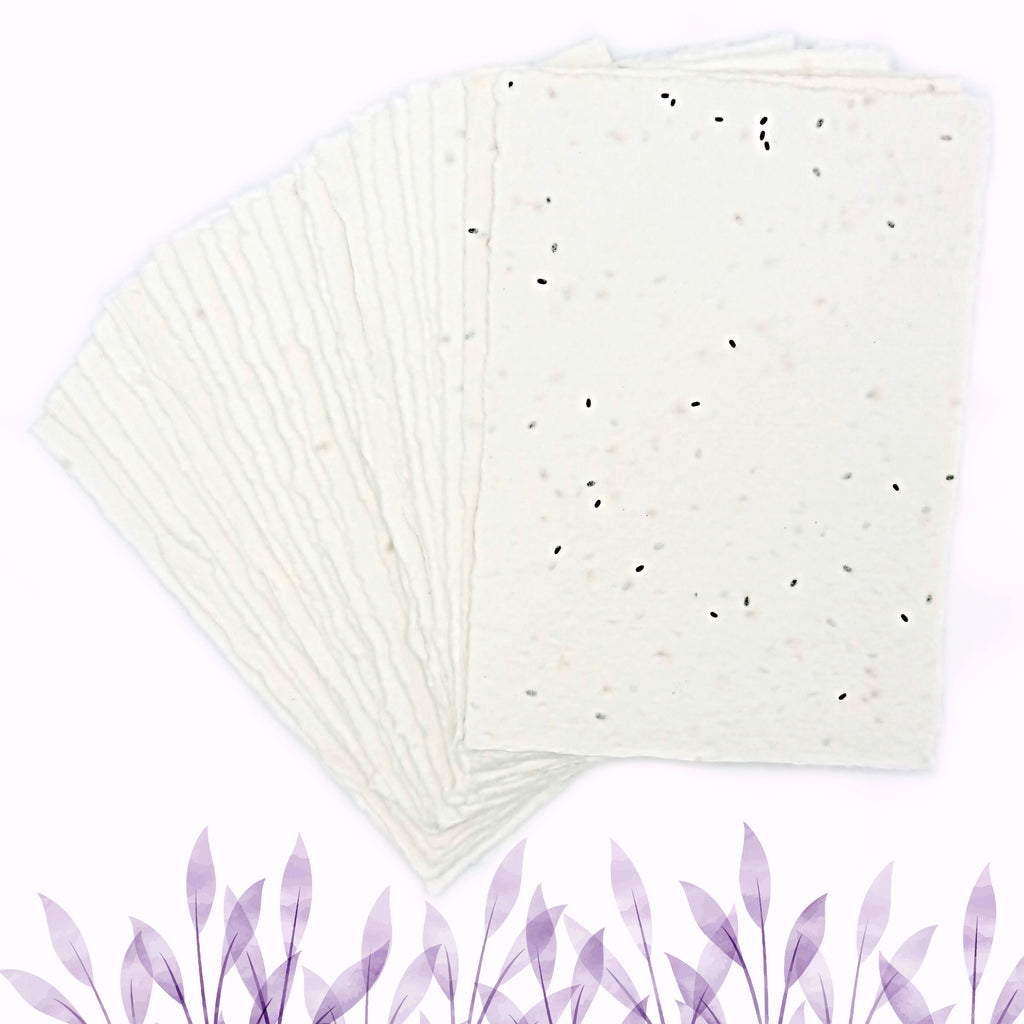 Biglietti Piantabili per Inviti e Partecipazioni | Semi Lavanda
