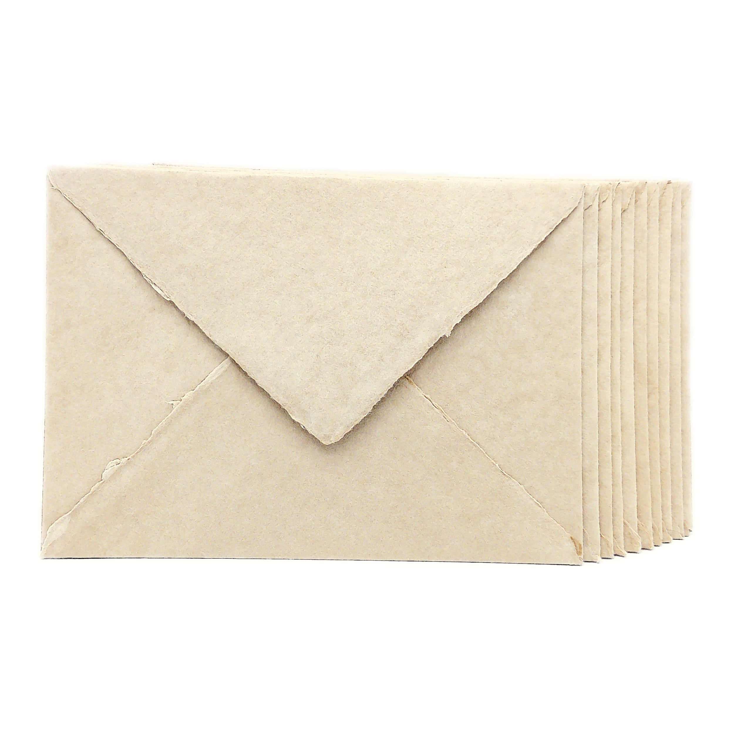 Buste in Carta Artigianale Naturale - Effetto Cotone